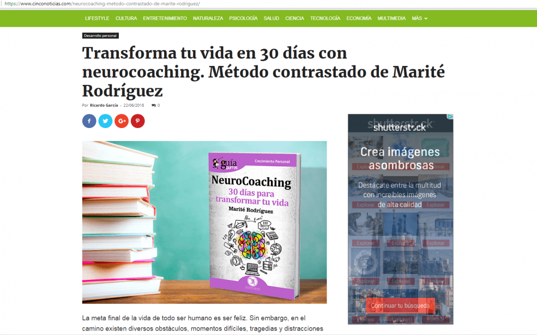 GuíaBurros: Neurocoaching, en el portal online Cinco Noticias