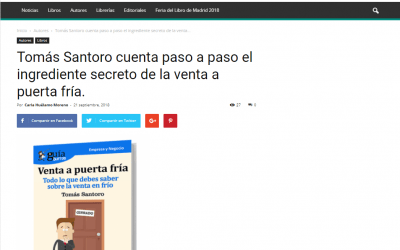 El GuíaBurros: Venta a puerta fría, de Tomás Santoro, en Casa de Letras